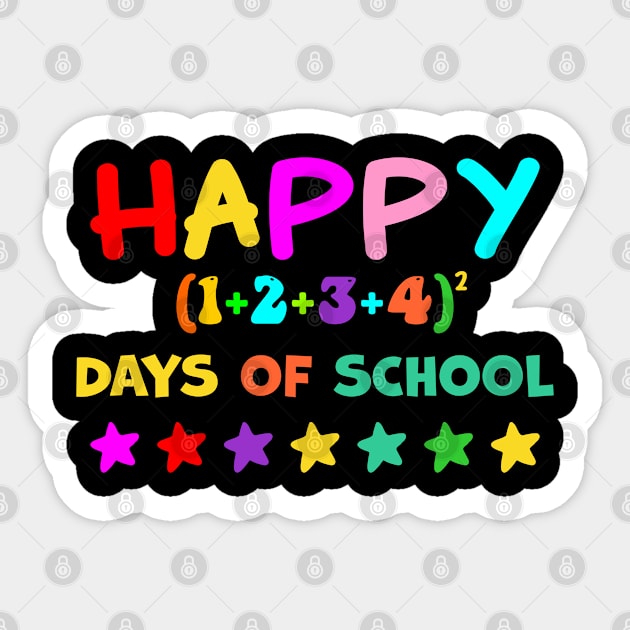 Happy 100 days of school Sticker by A Zee Marketing